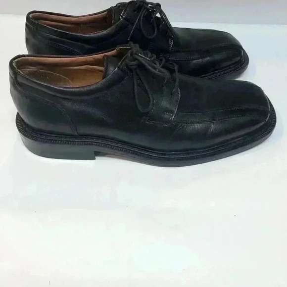 Skechers Collection Mens Black Oxford Lace Up shoes square toe size 9 - Picture 1 of 7
